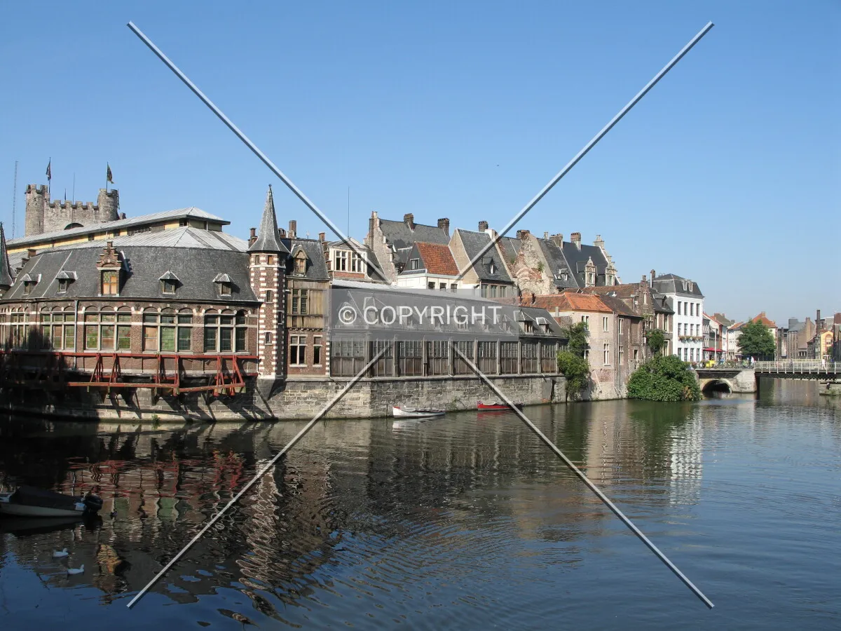 View on the Leie river