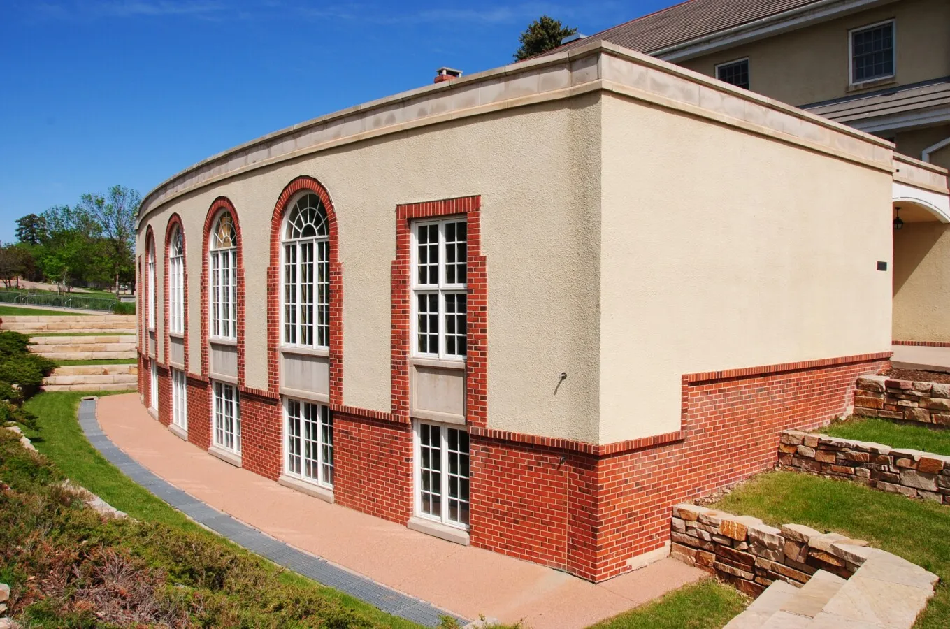 View from the southeast