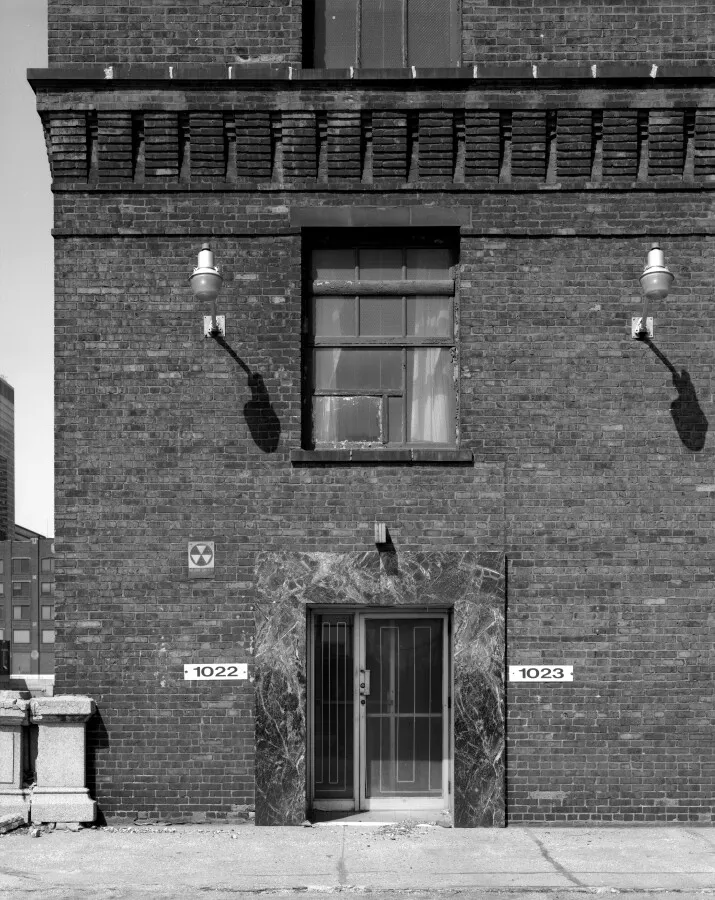 Entrance details from the south dated April, 1992