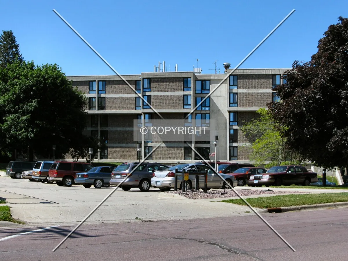 View to the south from 10th Street