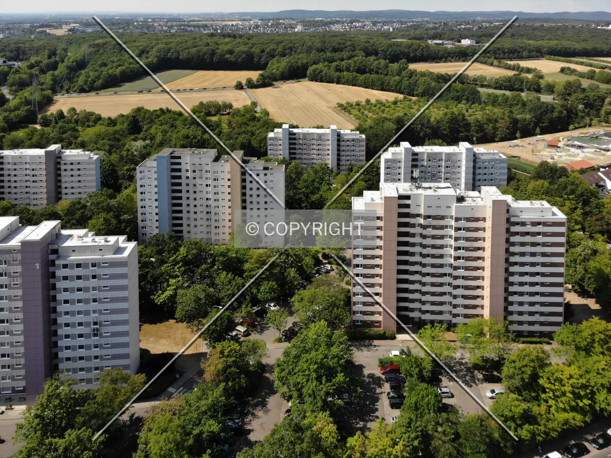 High-rise buildings complex at Julius-Brecht-Straße in Schwalbach/Taunus