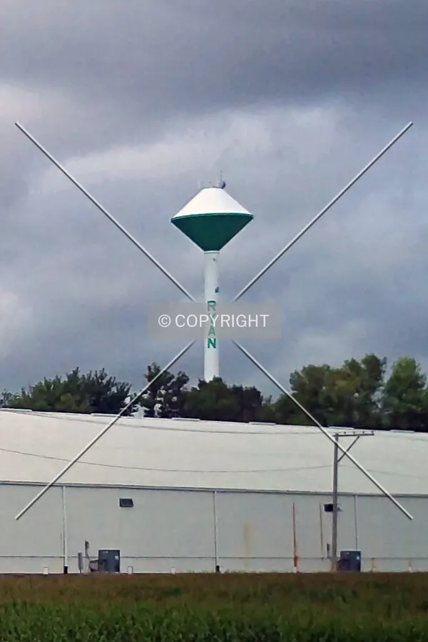 Distant view from the southeast; September 8, 2015