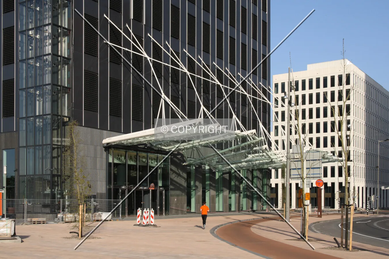 View of the entrance