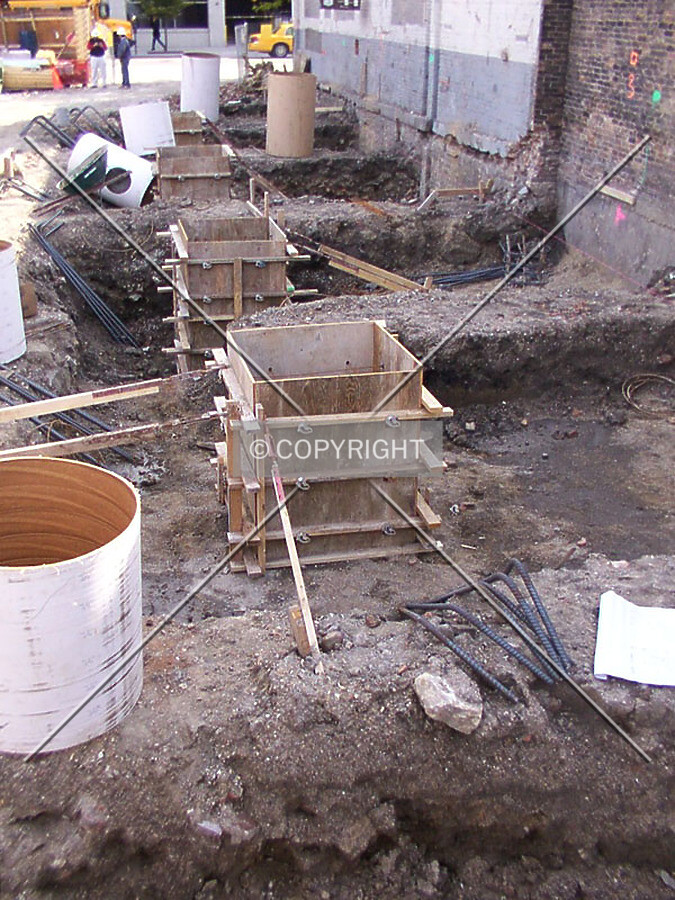 South edge of the site; 9 October 2002