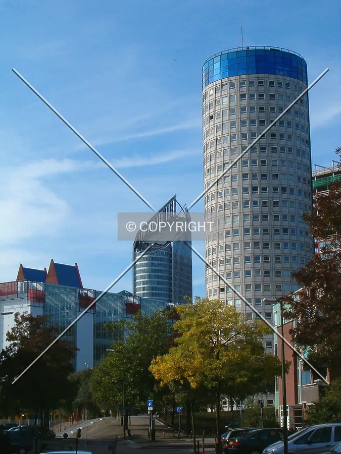 View from a nearby residential area
