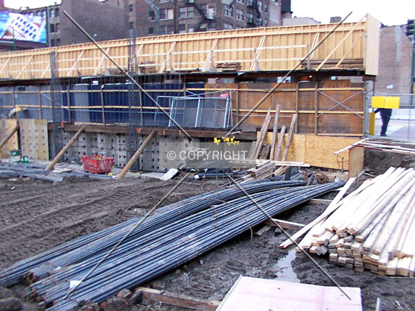 Northeast corner of the site