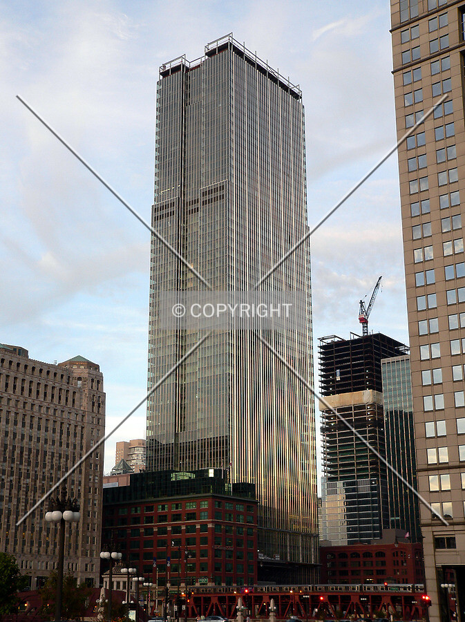 View to the northeast from wacker Drive