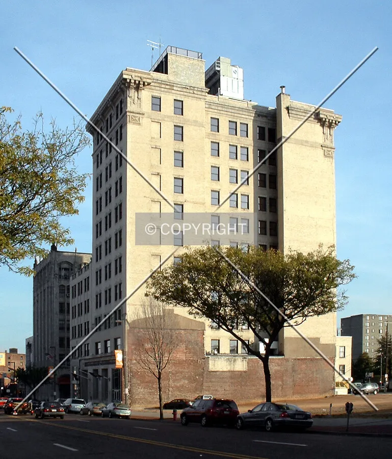 View from the northwest along Broad Street