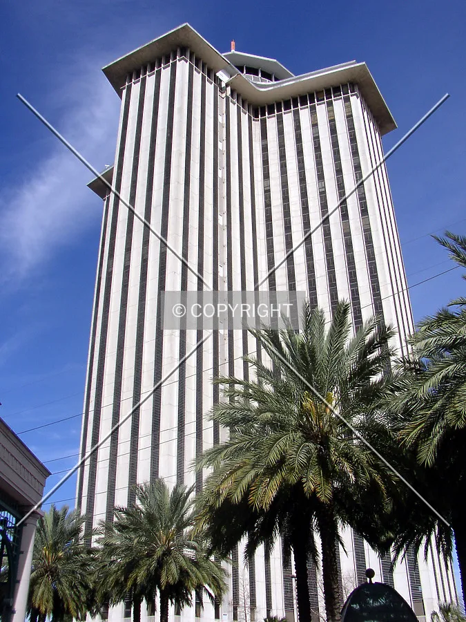 Looking northeast from Poydras Street