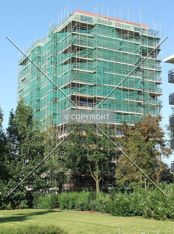 View from Dollardstraat during reconstruction