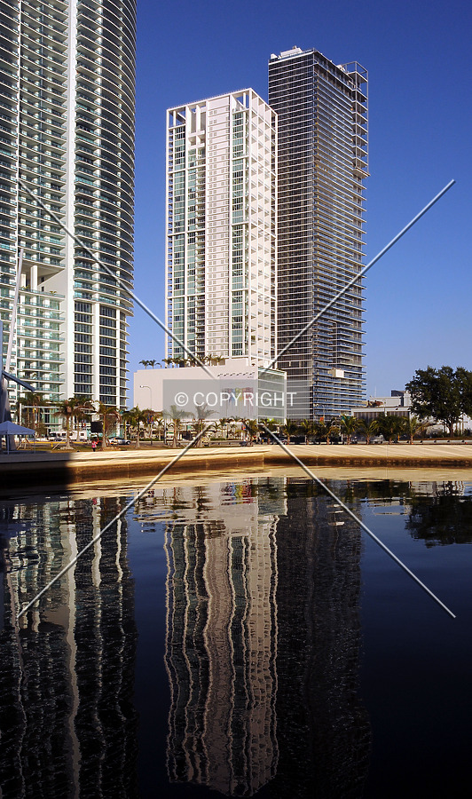 View from the southeast across Biscayne Boulevard