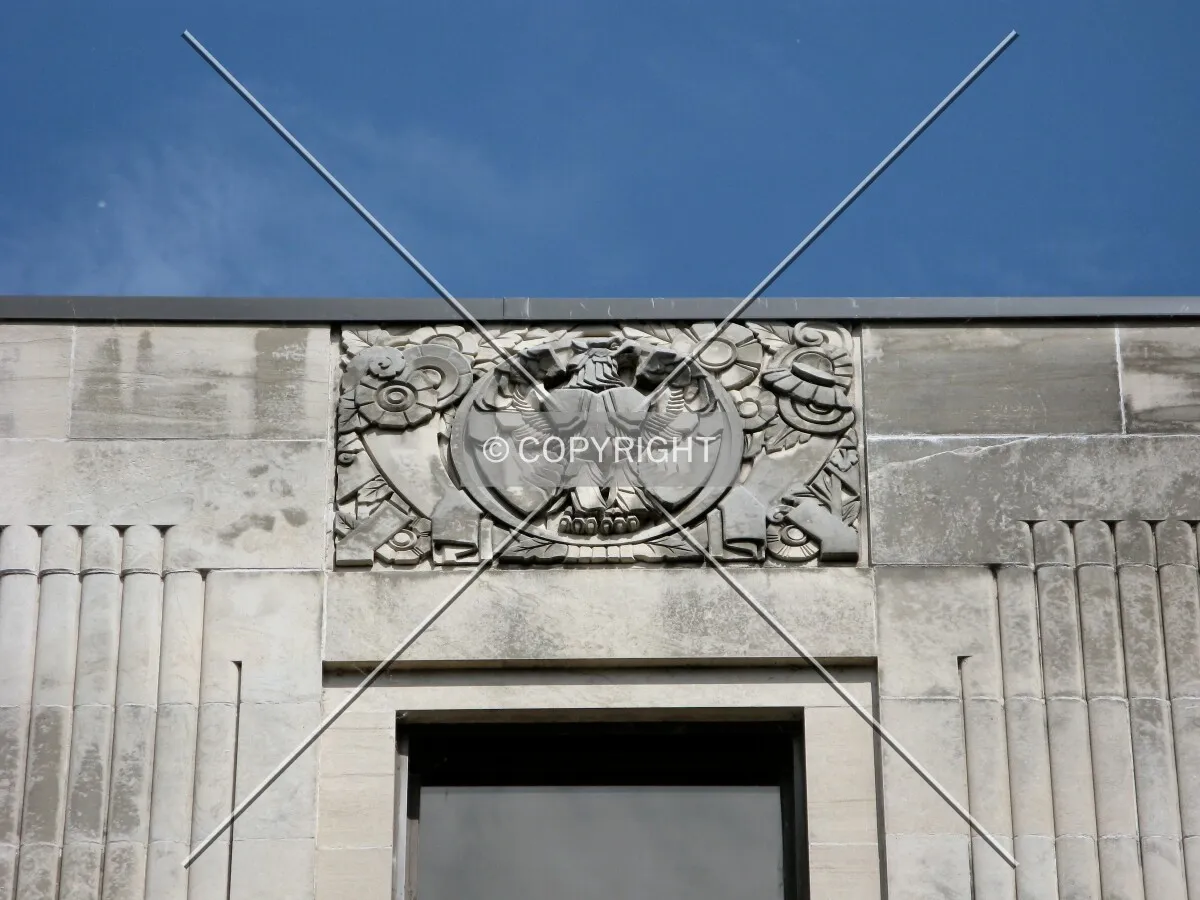 Detail at top