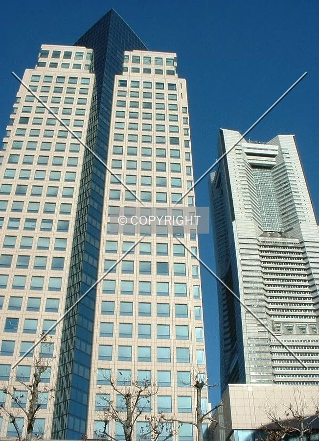 With the Landmark Tower