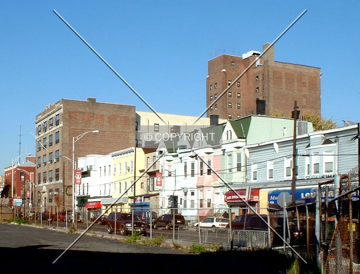 View from the south across Fairmount Avenue