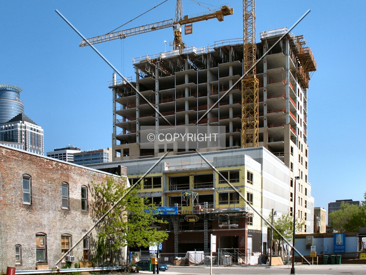 View to the north across 10th Street South