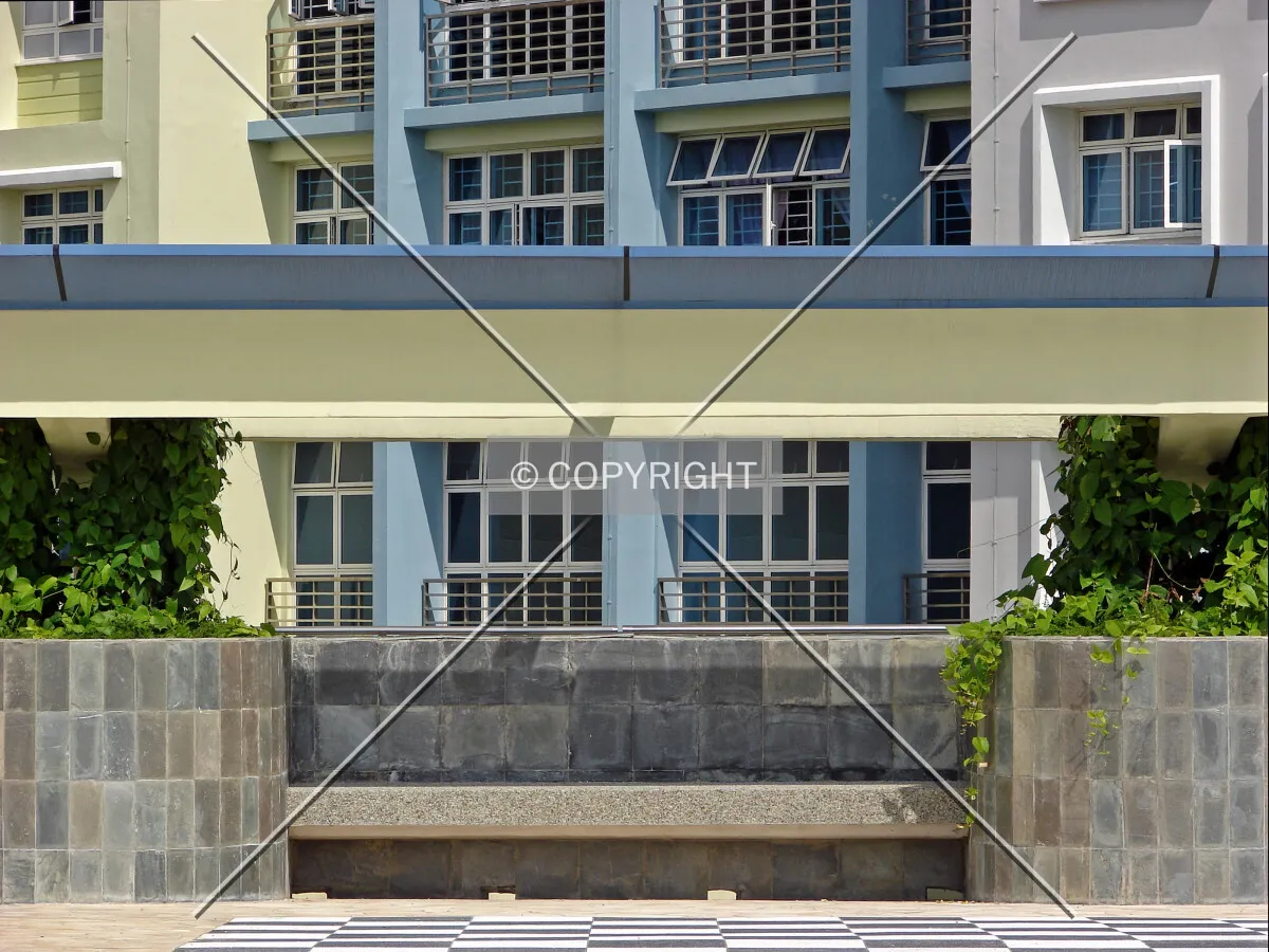 Seating provided on the roof garden