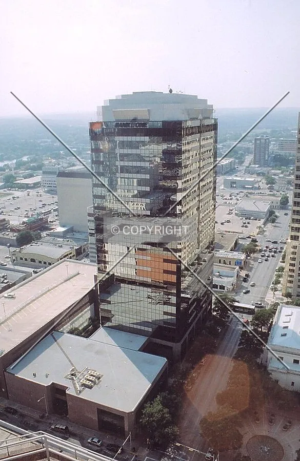 View northeast from One American Center