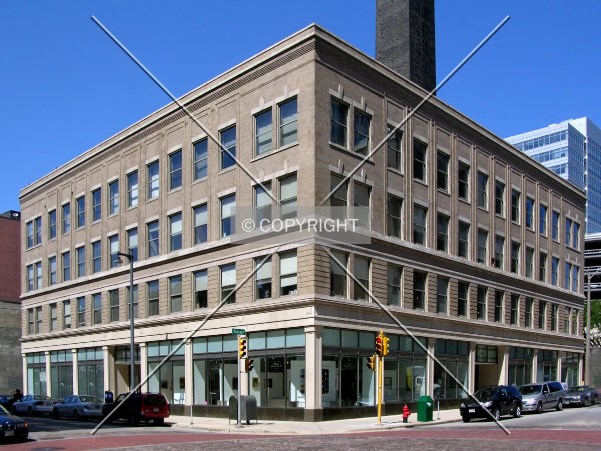 From across East Mason Street to the southwest