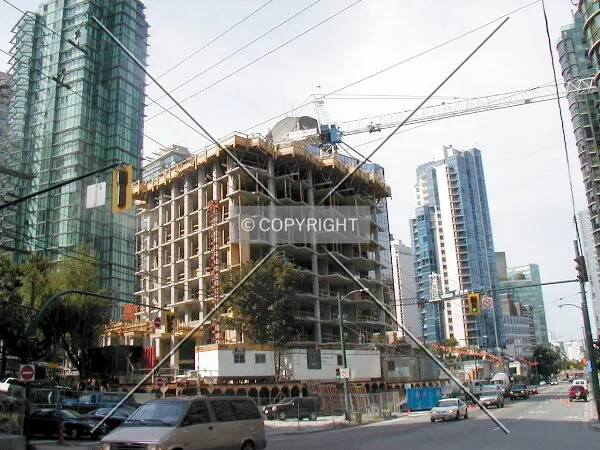 Looking west along Pender Street