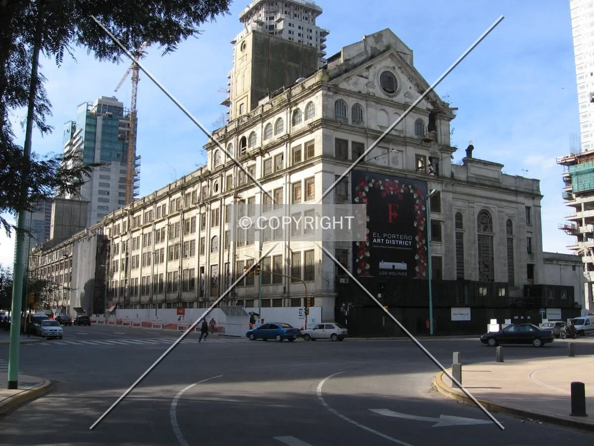 Distant view of the whole building