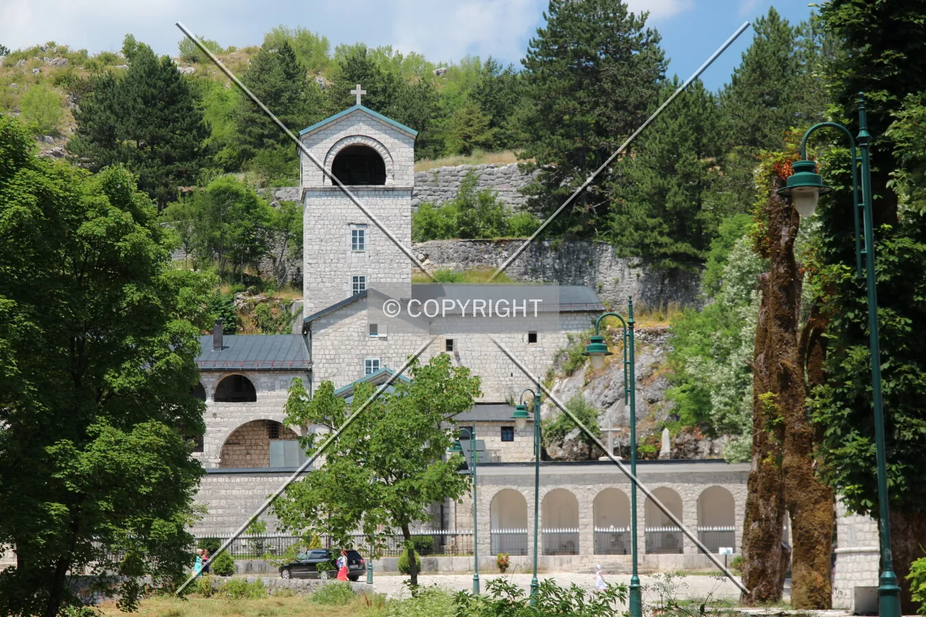 View from the southeast