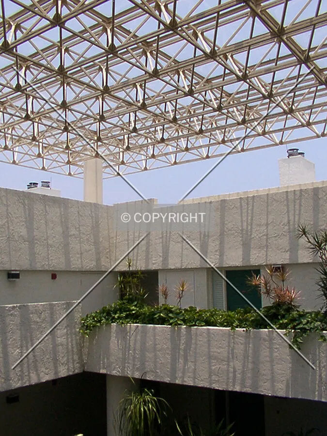 Interior view from the top floor