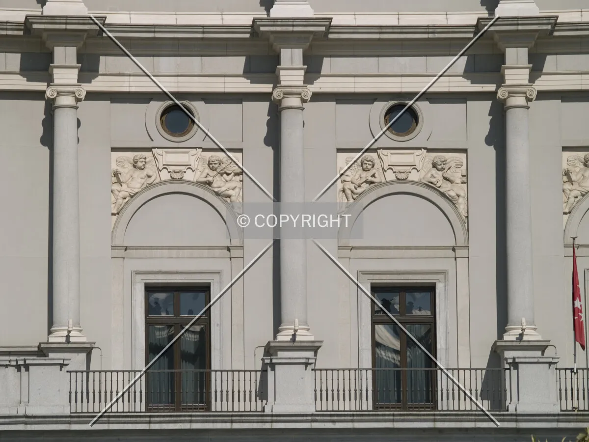 Detail of the western façade