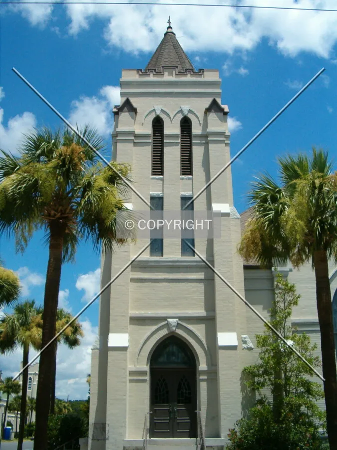 View from the south on Monk Street
