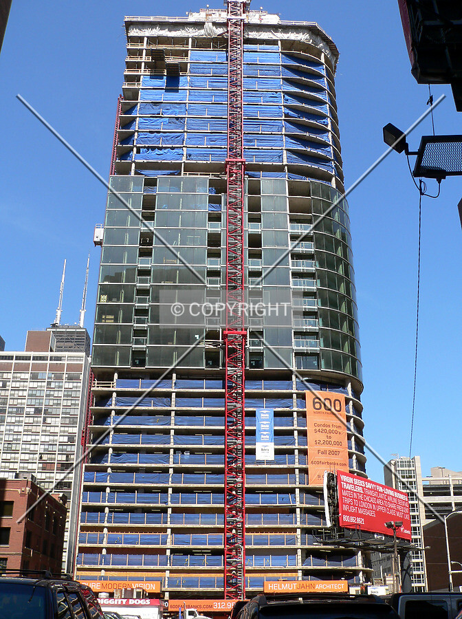 View to the north from Grand Avenue