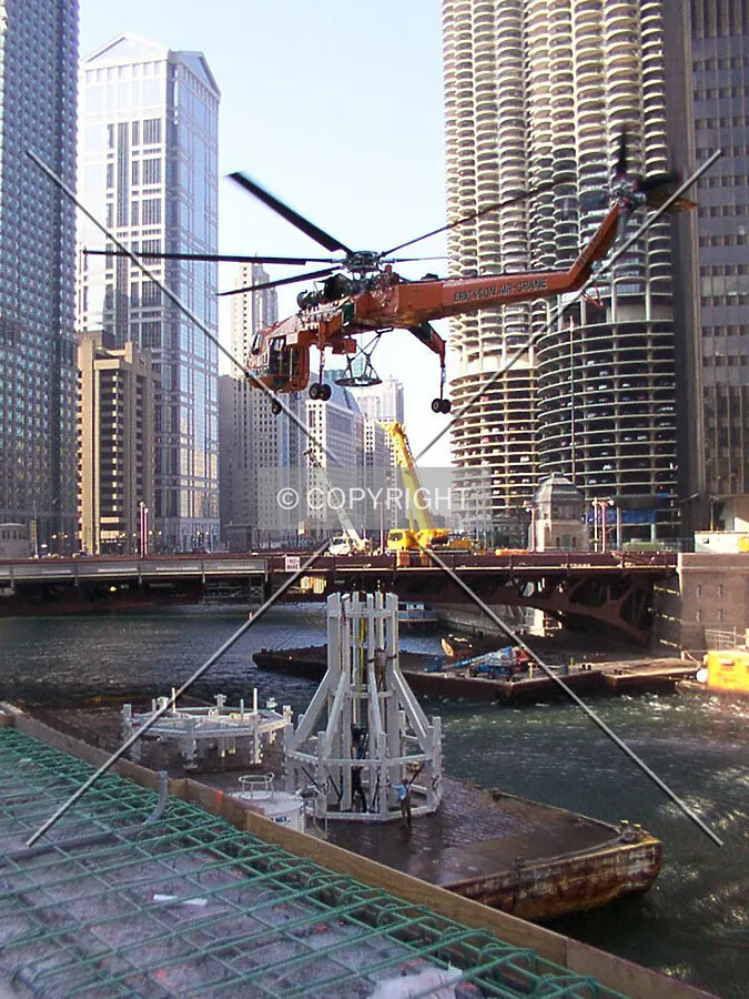 Preparing to test the weight of the cap structure