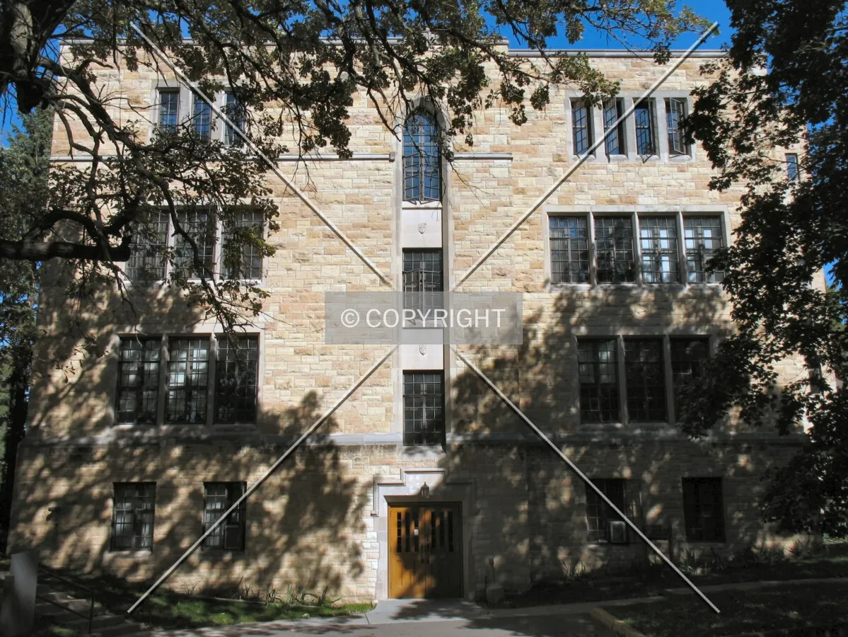 South entrance on original building