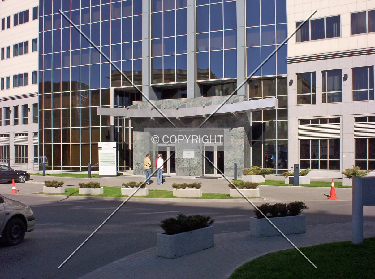 The main entrance