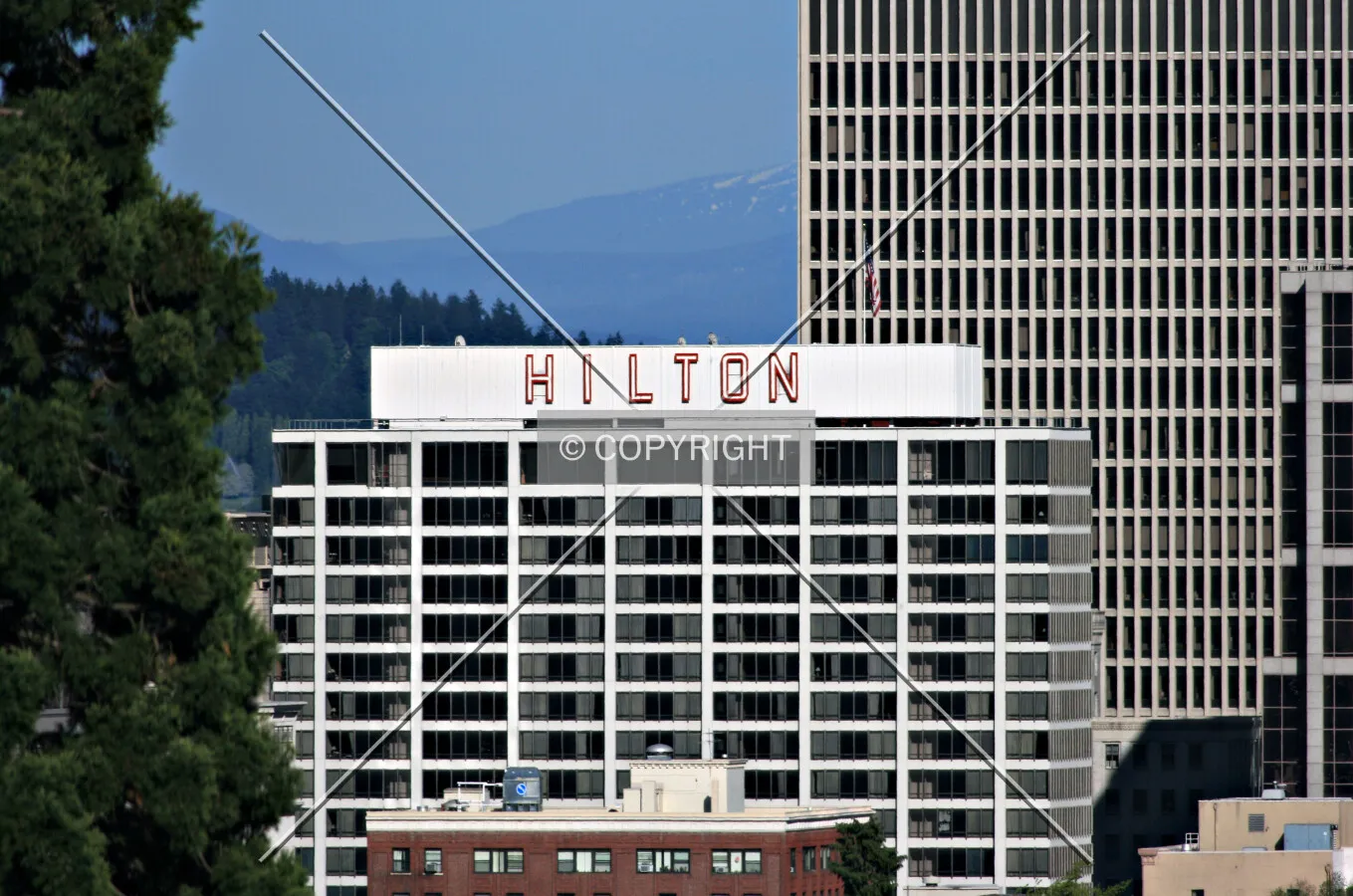 As seen from Vista Bridge