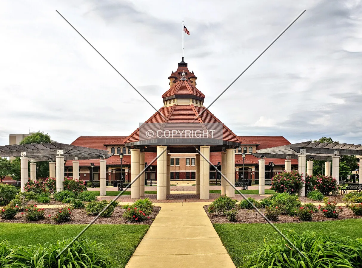 View from the south; May 27, 2019