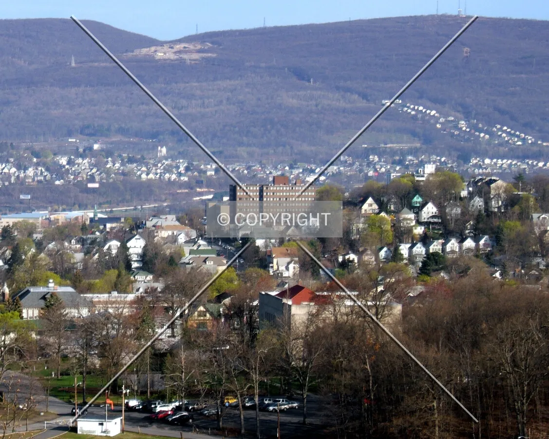 View from the southeast