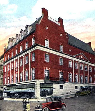 Vintage view from the southeast