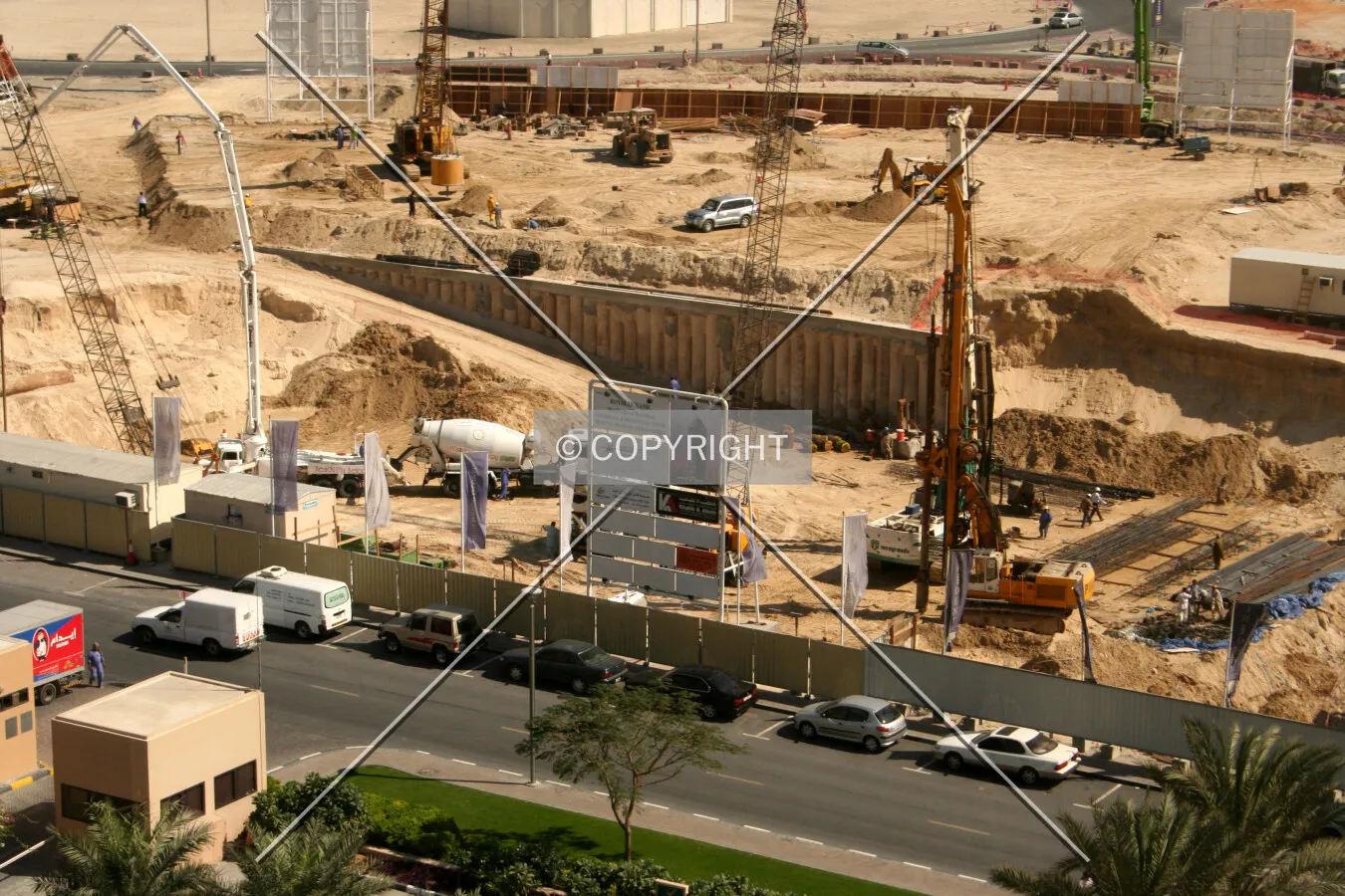 Looking into the site