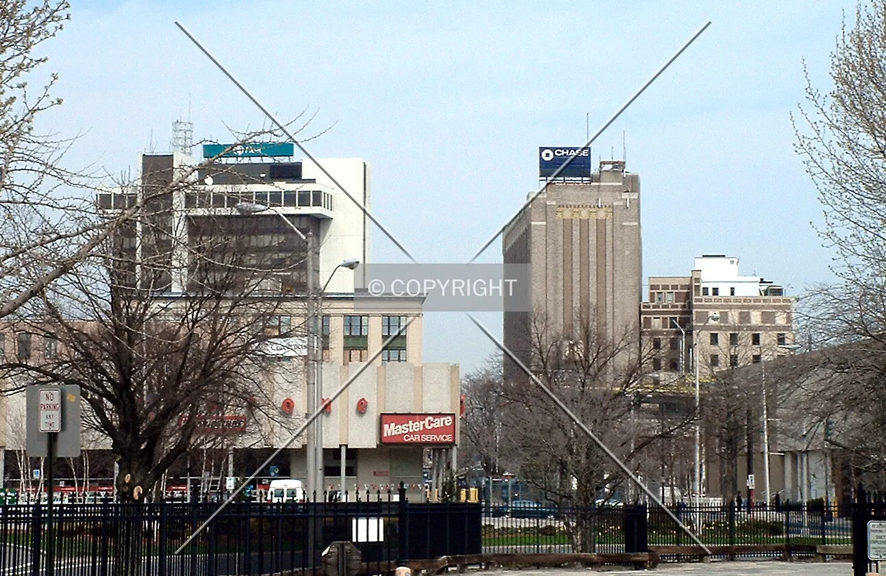 View from the west along John Street