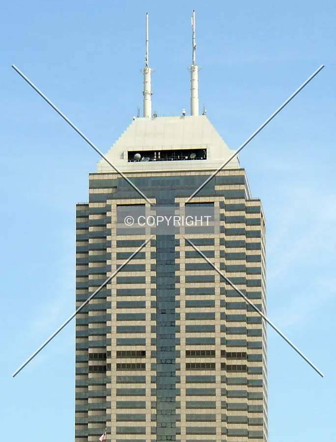 Looking north towards the upper floors from Georgia Street
