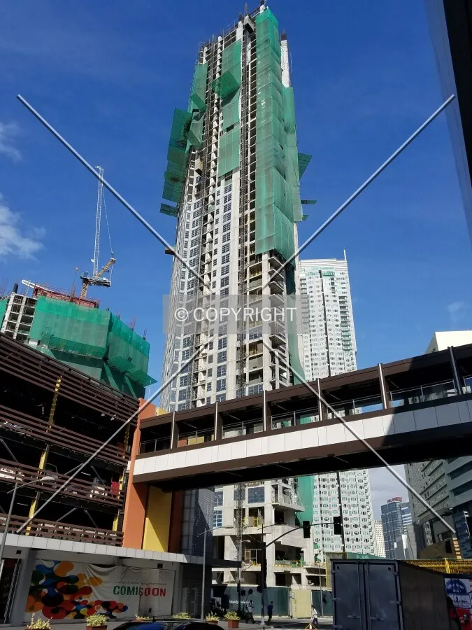 View from the southeast during construction, Thursday, February 22, 2018