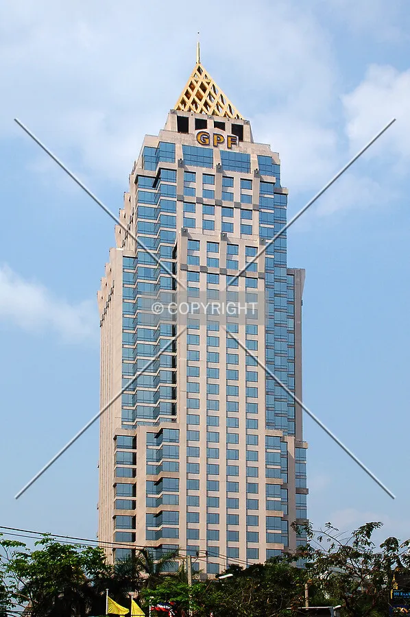 As seen from Lumpini Park