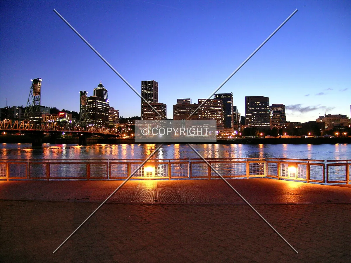 Downtown from across the river