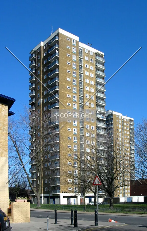 View from O'Shea Grove with Winford House
