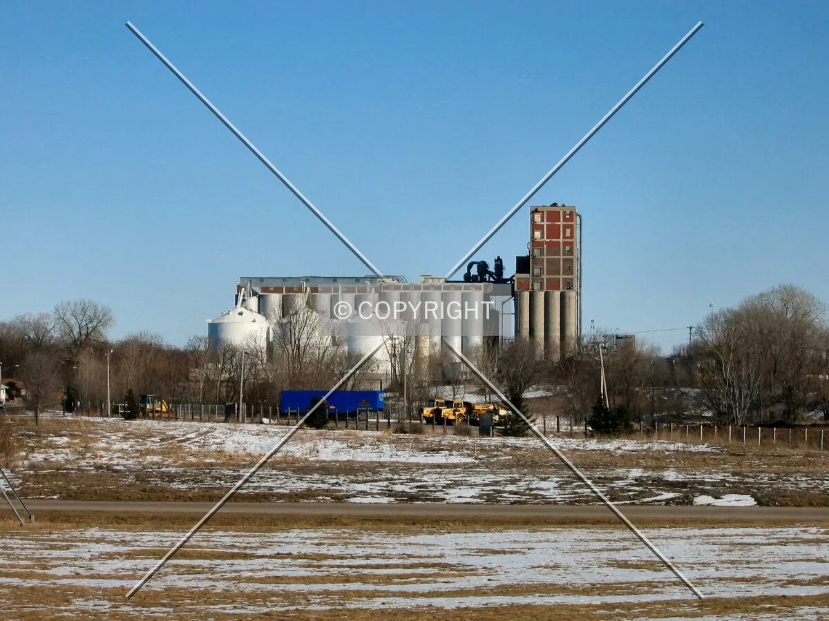 Distant view to the east from Brooklyn Boulevard