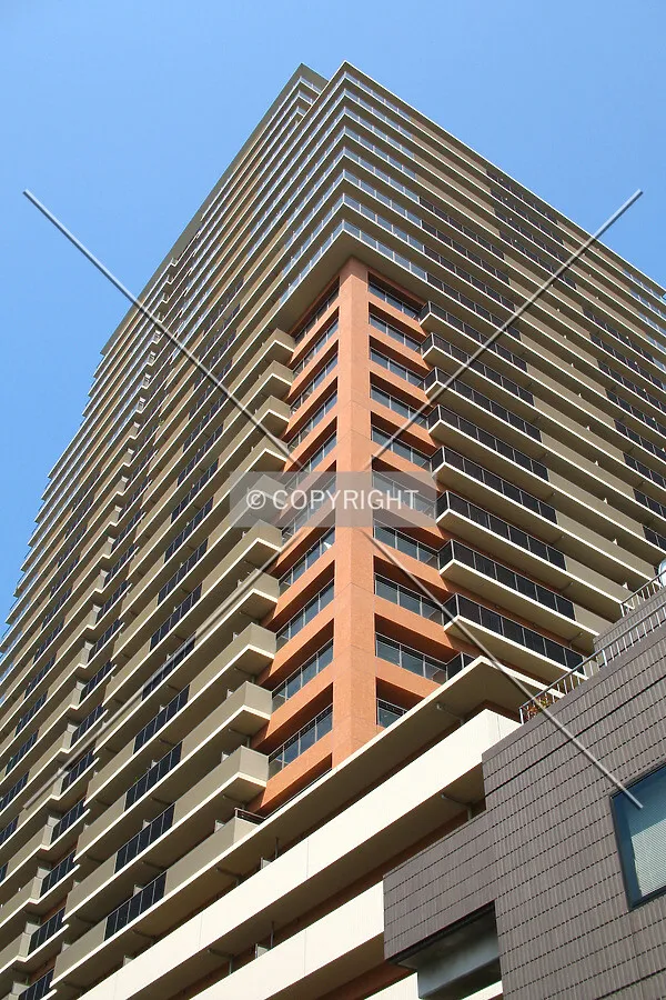 Looking up from the east