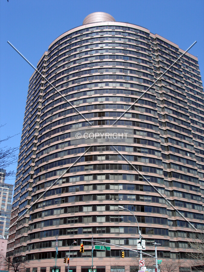 Looking up from the southeast