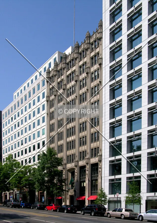 From the northeast across 17th Street