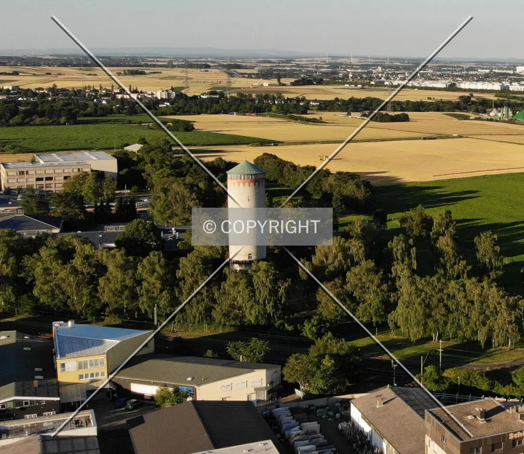 High above Steinbach (Taunus) in Hessen, Germany