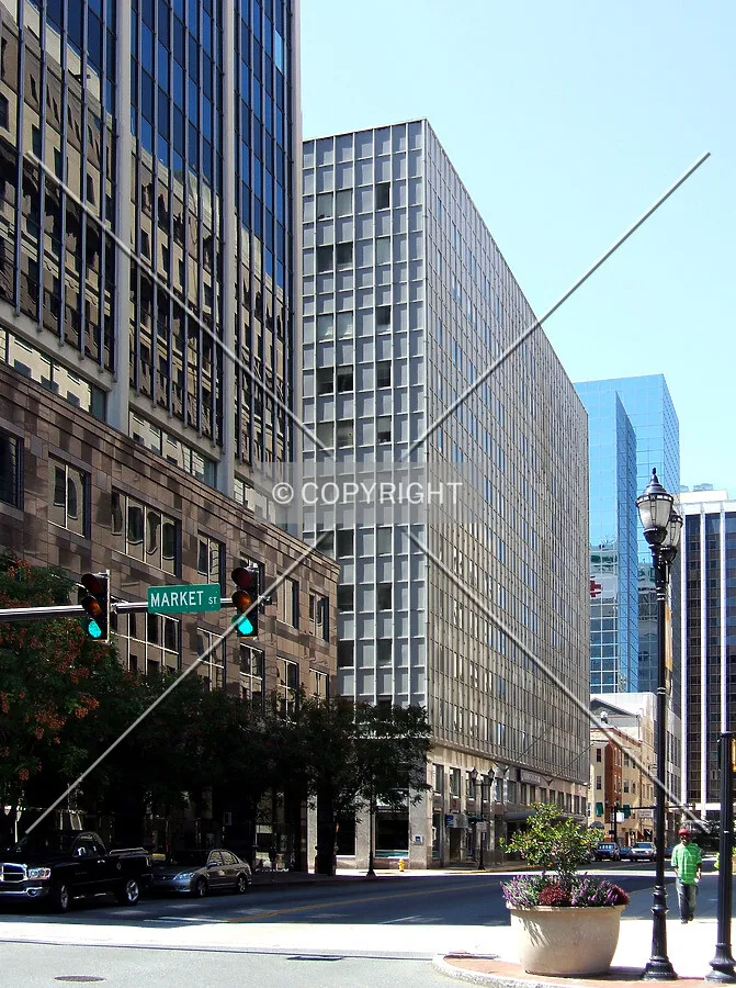 View from the east along 10th Street