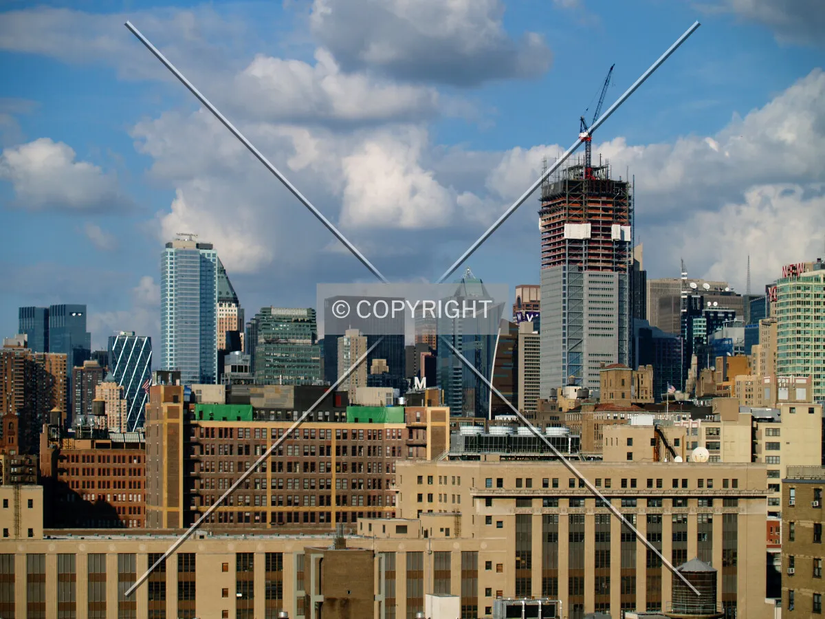Looking toward mid-Manhattan from Chelsea